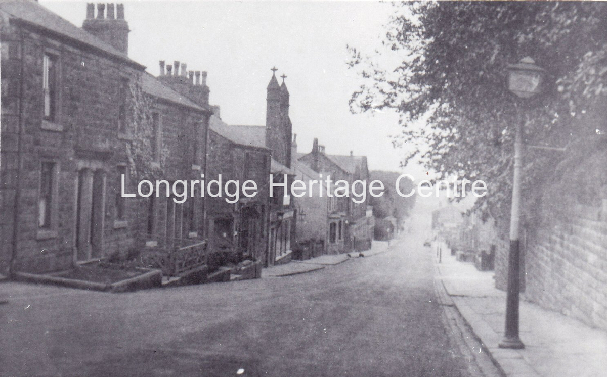 104B - Berry Lane - Looking downhill from The Limes - 1950
